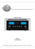McIntosh ma-6900 - Owners manual-2 